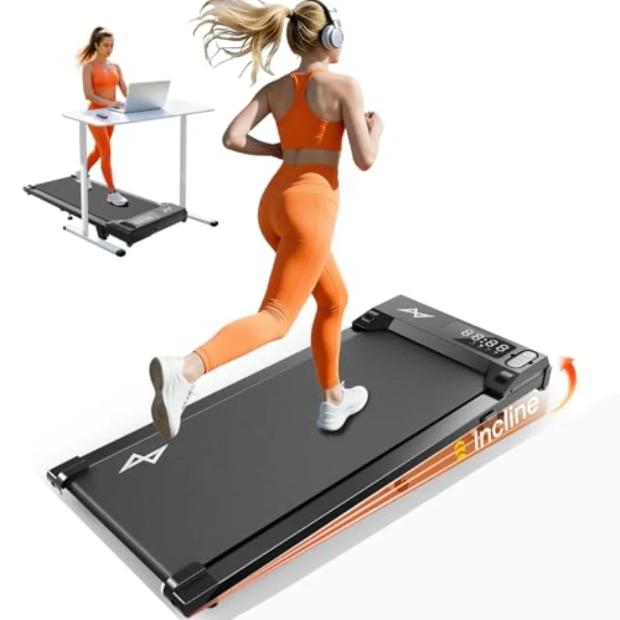 Treadmills Walking pad with Incline Under Desk Treadmill for Home, Portable Slim Compact Treadmill Walk Running Machine with Ad
Treadmills Walking pad with Incline Under Desk Treadmill for Home, Portable Slim Compact Treadmill Walk Running Machine with Ad