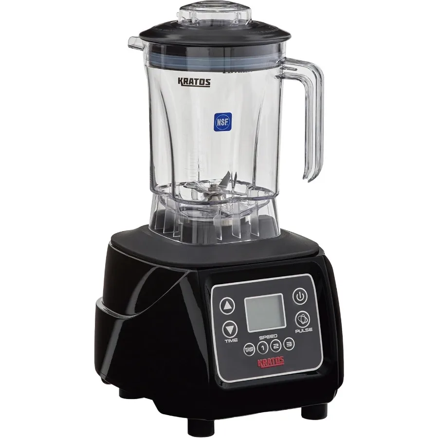 Коммерческий блендер мощностью 3,5 л.с. с сенсорной панелью и функциональностью таймера. Импульсная функция для последовательного смешивания. 48 унций. Прочный Гл
Коммерческий блендер мощностью 3,5 л.с. с сенсорной панелью и функциональностью таймера. Импульсная функция для последовательного смешивания. 48 унций. Прочный Гл