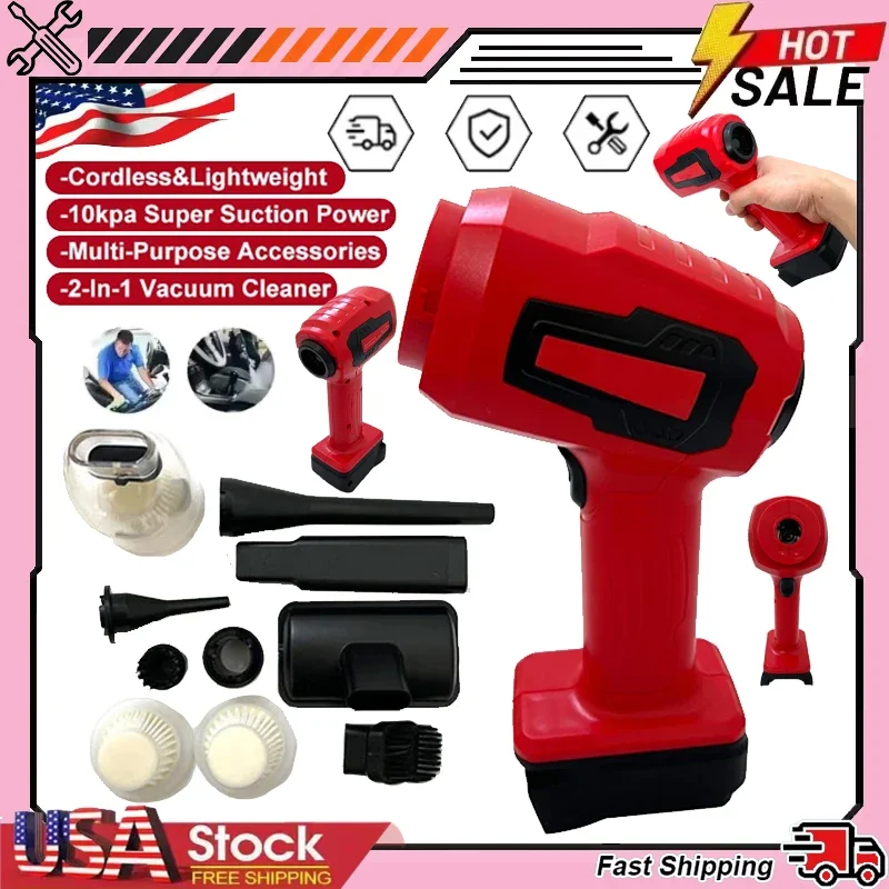 Портативный аккумуляторный ручной пылесос Fit Milwaukee 120 Вт для автомобиля, 18 В, литий-ионный аккумулятор, 3 в 1, электрический пылесос для дома и автомобиля
Портативный аккумуляторный ручной пылесос Fit Milwaukee 120 Вт для автомобиля, 18 В, литий-ионный аккумулятор, 3 в 1, электрический пылесос для дома и автомобиля