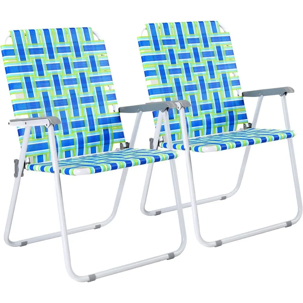 Oversized Blue Outdoor Lawn Chairs, Portable for Beach, Camping, and Garden Use (4-Pack)
Oversized Blue Outdoor Lawn Chairs, Portable for Beach, Camping, and Garden Use (4-Pack)
