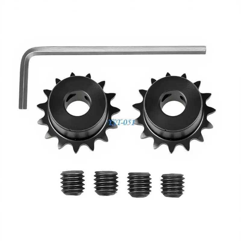 E15A 2Pcs Roller Chain Sprocket 15 Teeth 10mm Bore Component for Chains Maintenance
E15A 2Pcs Roller Chain Sprocket 15 Teeth 10mm Bore Component for Chains Maintenance