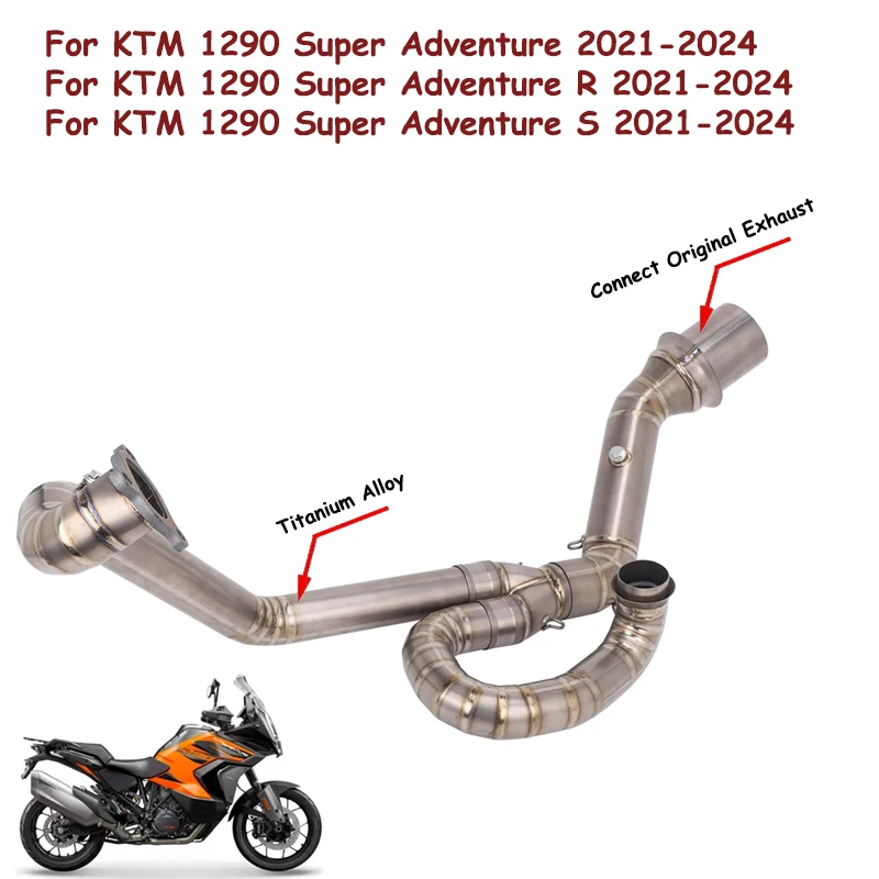 Для KTM1290 ADV DUKE KTM 1290 Super Adventure R S 2021 - 2024: Глушитель из титанового сплава Передняя соединительная труба выхлопной системы
Для KTM1290 ADV DUKE KTM 1290 Super Adventure R S 2021 - 2024: Глушитель из титанового сплава Передняя соединительная труба выхлопной системы