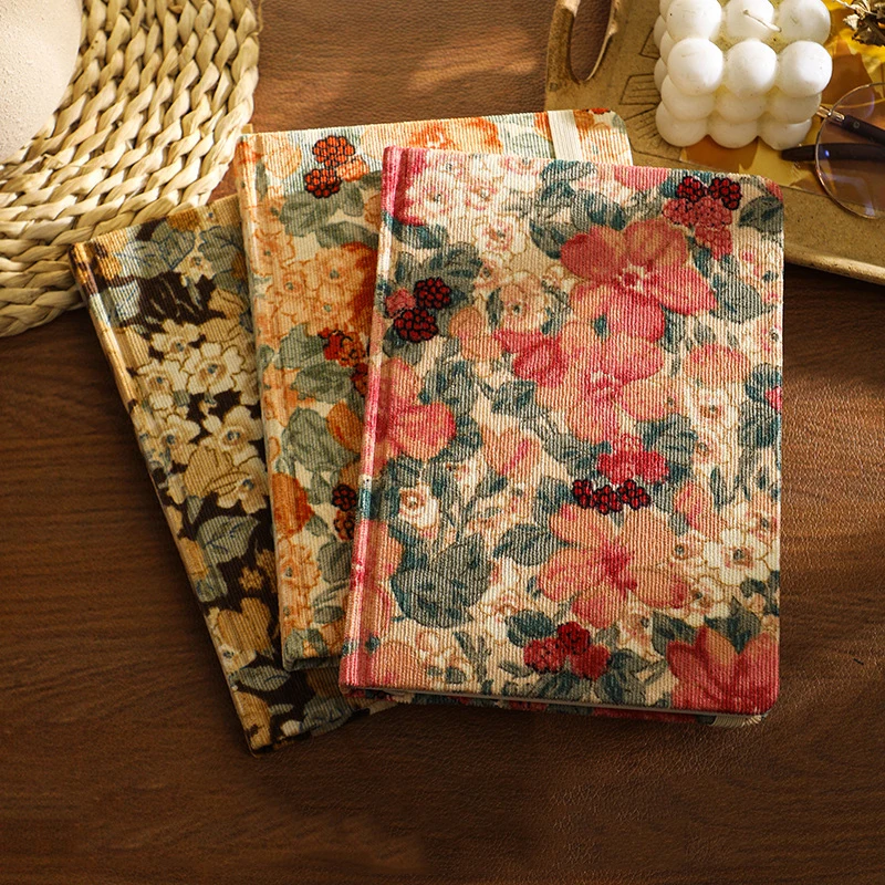 Vintage Corduroy Printed Fabric Cover Flower Landscape Notebook Creative DIY Journal Material Student Supplies Stationery
Vintage Corduroy Printed Fabric Cover Flower Landscape Notebook Creative DIY Journal Material Student Supplies Stationery