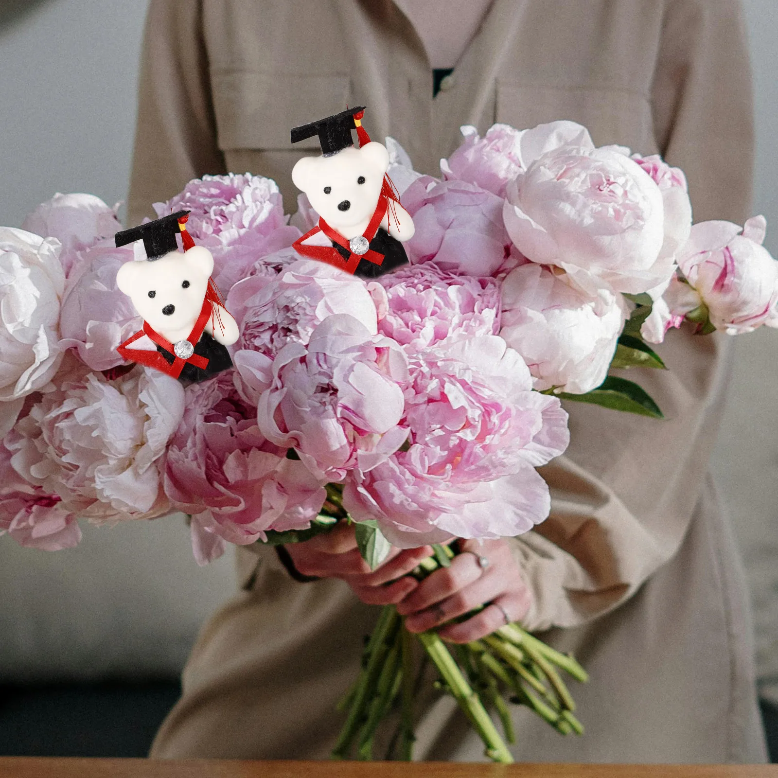 5 Pcs Doctor Bear Bouquet Materials Foam Female Bears Decoration Mini Stuffed Animal Party Gift Accessories for Graduation
5 Pcs Doctor Bear Bouquet Materials Foam Female Bears Decoration Mini Stuffed Animal Party Gift Accessories for Graduation