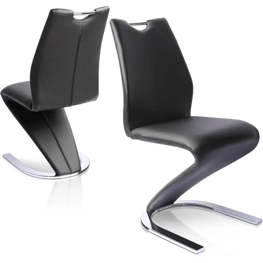 Mermaid Dining Chairs Set of 2, Modern Kitchen Dining Room Armless Upholstered Side Chairs in PU Leather Cushion Seat
Mermaid Dining Chairs Set of 2, Modern Kitchen Dining Room Armless Upholstered Side Chairs in PU Leather Cushion Seat