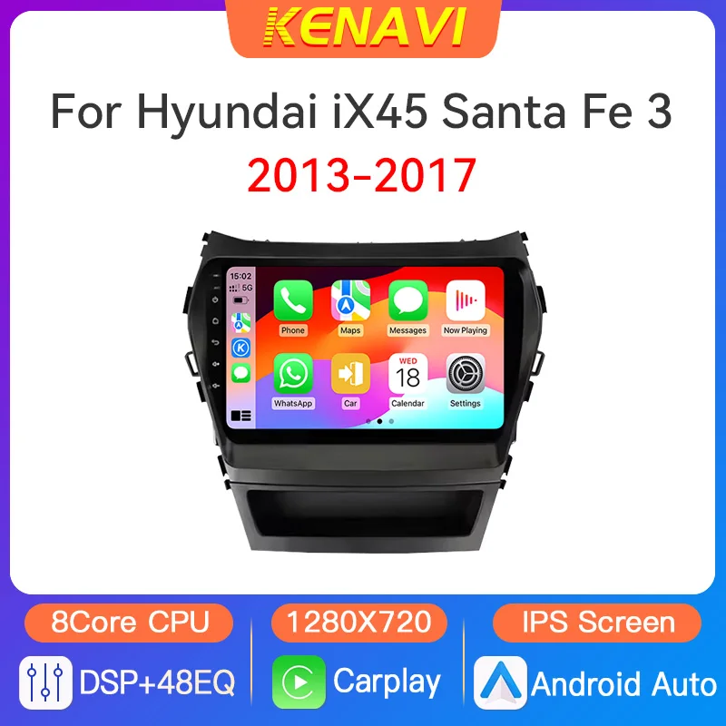 Car Stereo Radio Centre Multimedia Video Player For Hyundai Ix45 Santa Fe 2013-2017 GPS RDS Carplay Android Auto 2 din Head Unit
Car Stereo Radio Centre Multimedia Video Player For Hyundai Ix45 Santa Fe 2013-2017 GPS RDS Carplay Android Auto 2 din Head Unit