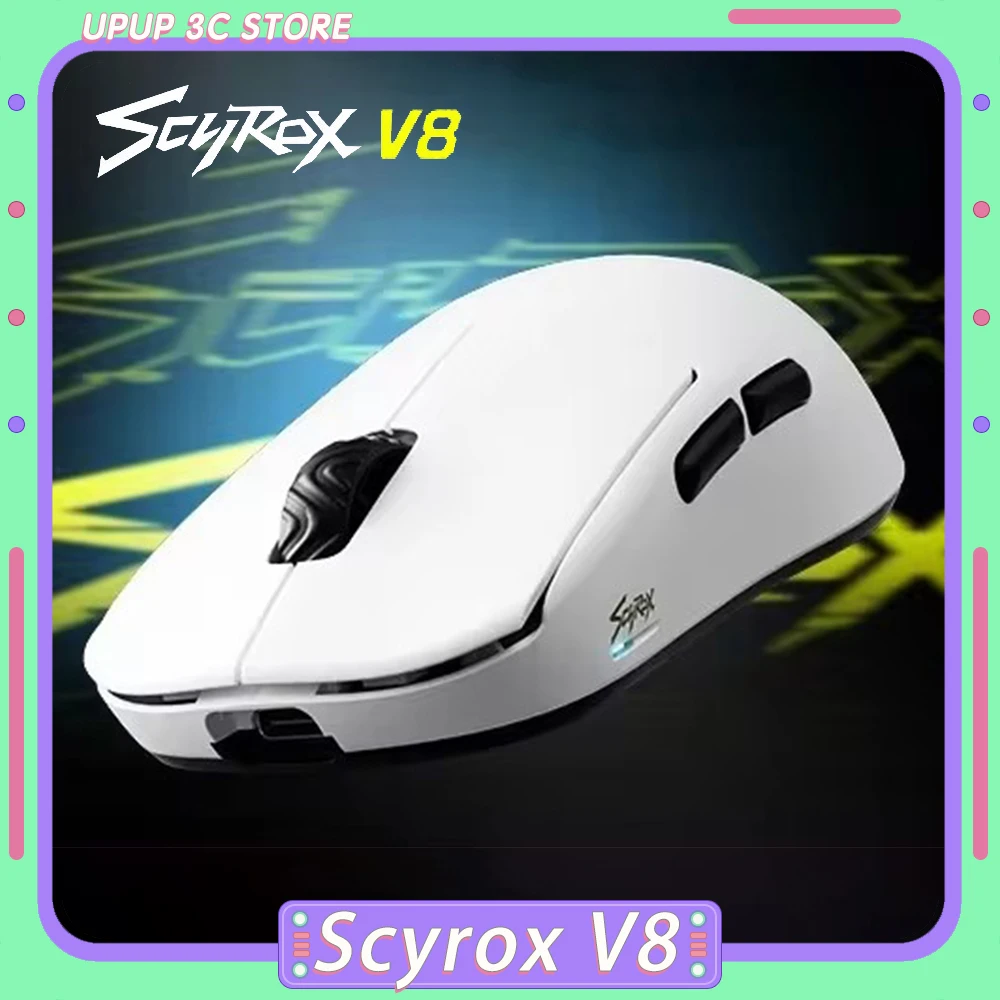 Scyrox V8 Mouse Paw3950 Dual Mode Wireless Mouse 8K Low Latency Gaming Mice Lightweight Nordic52840 Custom PC Gamer Accessories
Scyrox V8 Mouse Paw3950 Dual Mode Wireless Mouse 8K Low Latency Gaming Mice Lightweight Nordic52840 Custom PC Gamer Accessories