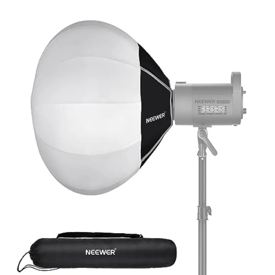 20"/50cm Lantern Softbox Quick Release 360° Light Diffuser Bowens Mount Softbox with Lightweight Nylon Alloy for RGB CB60 CB60B
20"/50cm Lantern Softbox Quick Release 360° Light Diffuser Bowens Mount Softbox with Lightweight Nylon Alloy for RGB CB60 CB60B