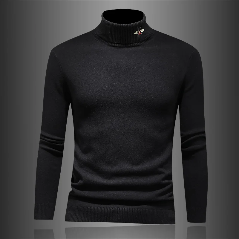Faionable High Collar Knitted Wool Sweater Men's Base irt Trendy Personali Winter New Arrival Loose Fit Youthful Energy
Faionable High Collar Knitted Wool Sweater Men's Base irt Trendy Personali Winter New Arrival Loose Fit Youthful Energy