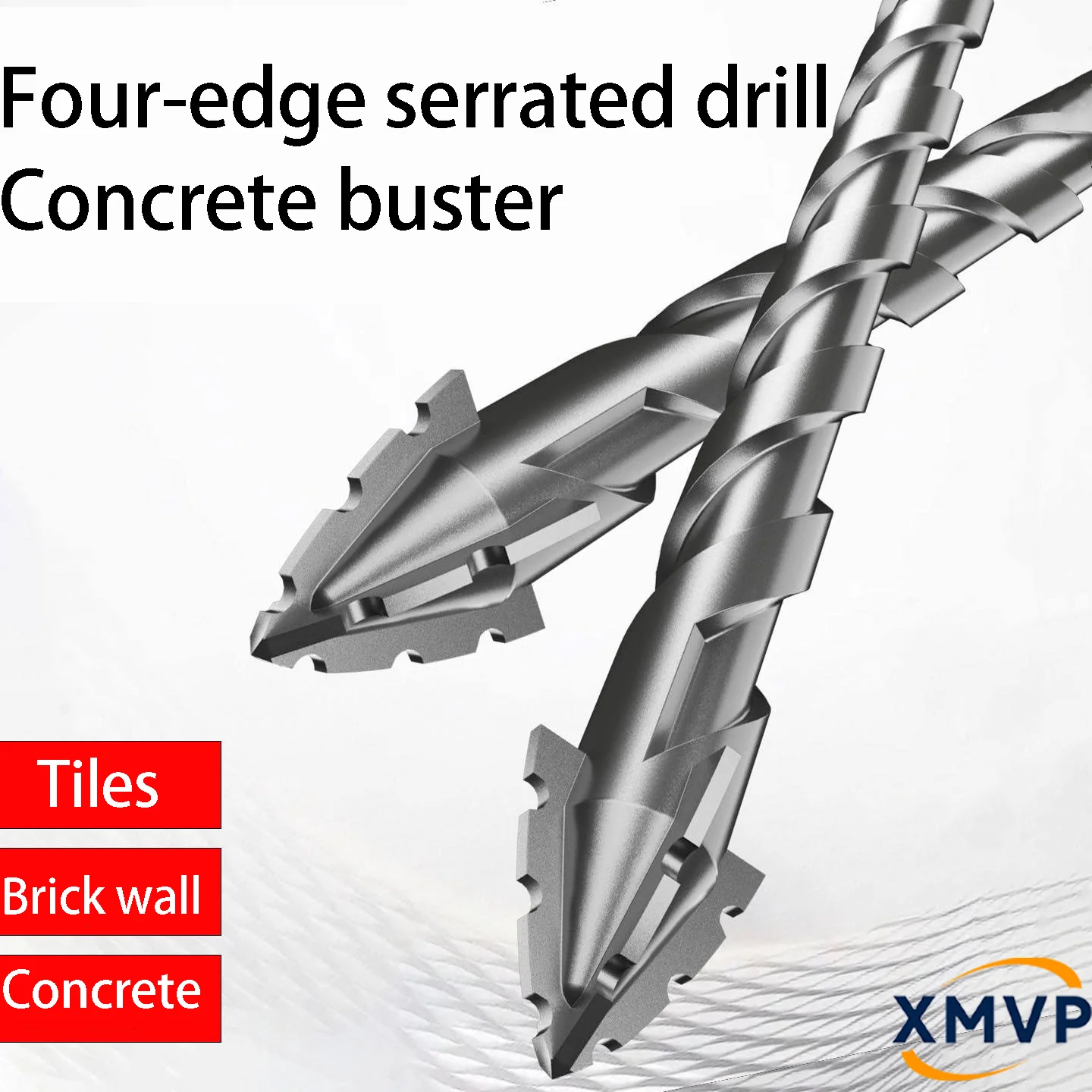 Super-hard serrated drill for dry cutting tiles without cracking concrete. Tungsten steel alloy with sharp and wear-resistant pr
Super-hard serrated drill for dry cutting tiles without cracking concrete. Tungsten steel alloy with sharp and wear-resistant pr