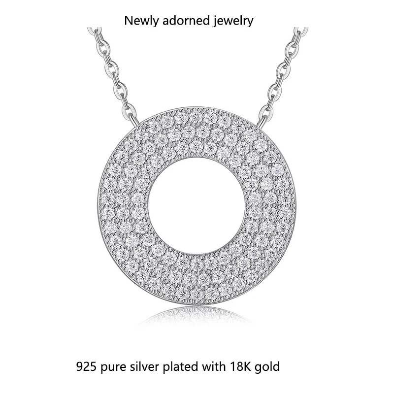 Cross-border Douyin live-streaming 925 sterling silver necklace with moissanite, high-end minimalist luxury, INS style, fashiona
Cross-border Douyin live-streaming 925 sterling silver necklace with moissanite, high-end minimalist luxury, INS style, fashiona