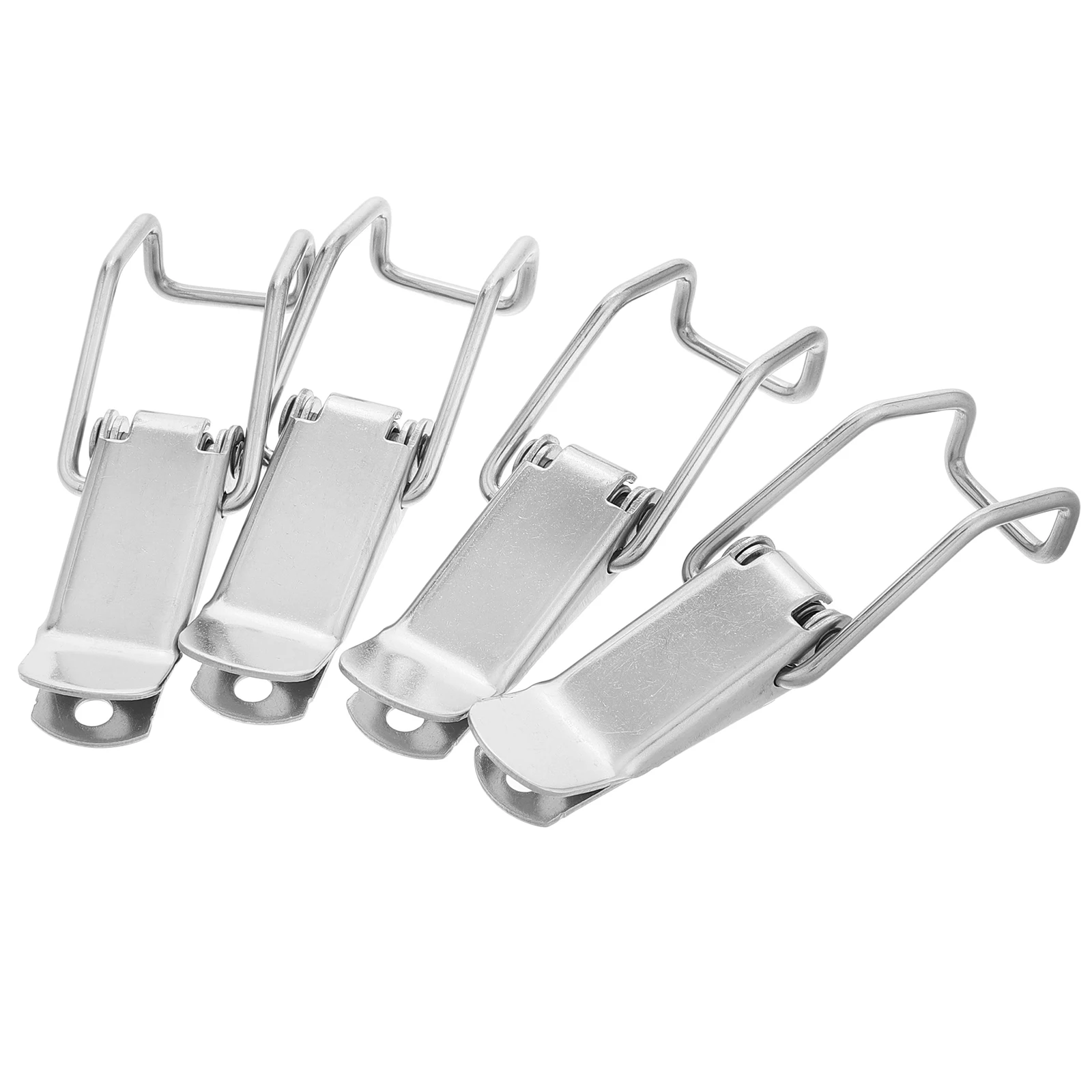 4Pcs Stainless Steel Spring Toggle Latch Buckle Strong Adjustable Metal Fastener Tool Box Cabinet Secure Clip
4Pcs Stainless Steel Spring Toggle Latch Buckle Strong Adjustable Metal Fastener Tool Box Cabinet Secure Clip