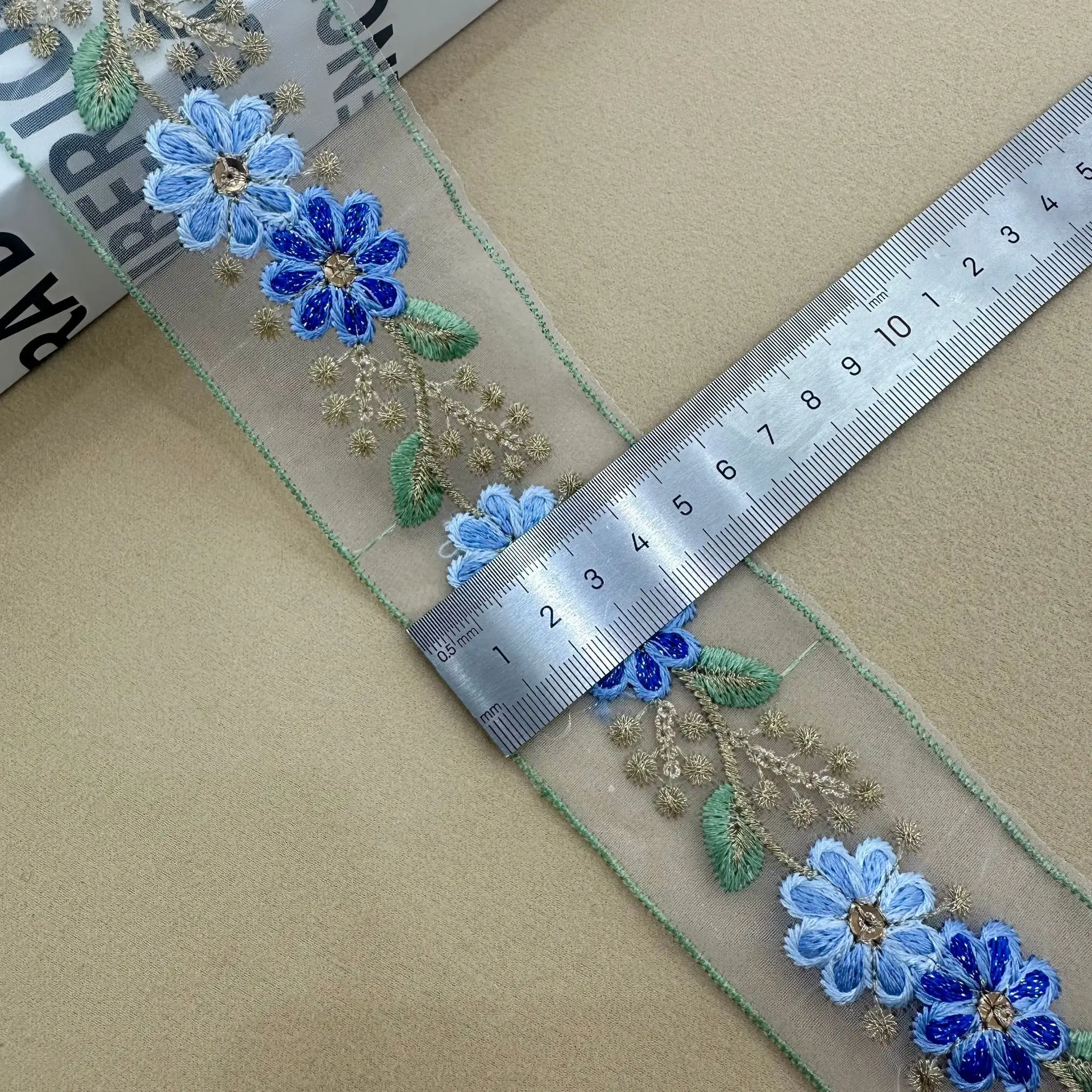 Blue Color Series Organza Sequined Embroidered Lace Trimmings Chinese Style Clothing Collar And Sk for Children And Teenagers
Blue Color Series Organza Sequined Embroidered Lace Trimmings Chinese Style Clothing Collar And Sk for Children And Teenagers