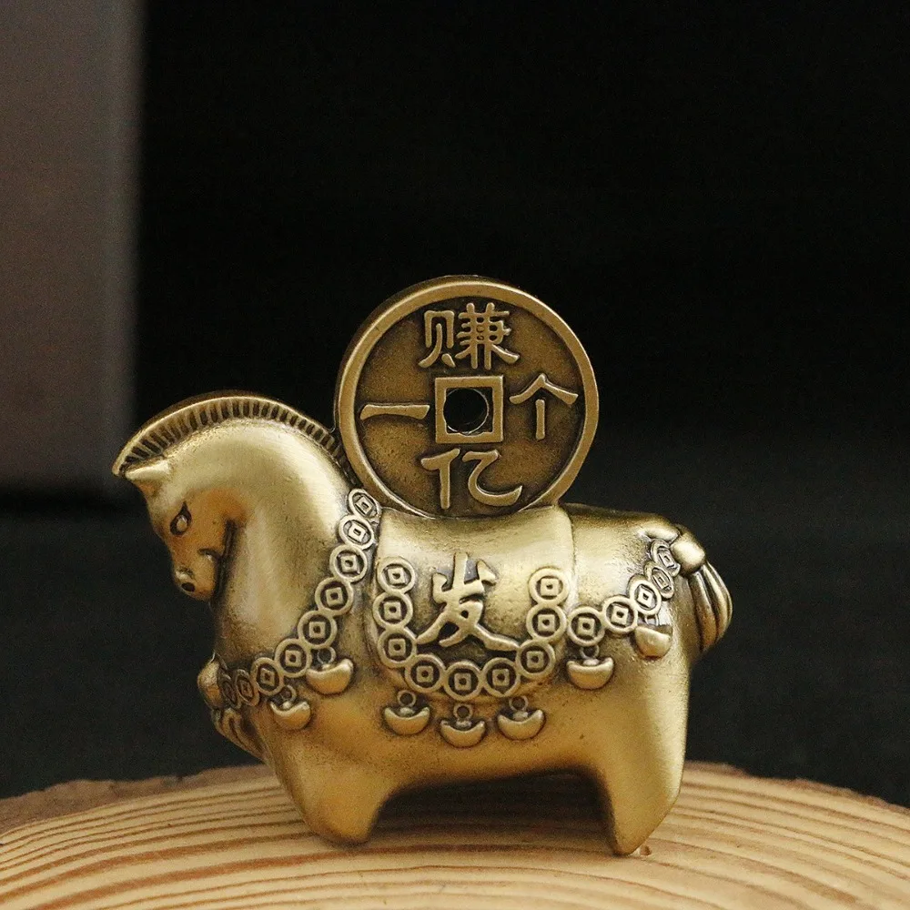 Solid Brass Brass Horse Statue Vintage Style Cute Lucky Horse Figurine Handcrafted Horse Key Chain Pendant Office Decor
Solid Brass Brass Horse Statue Vintage Style Cute Lucky Horse Figurine Handcrafted Horse Key Chain Pendant Office Decor