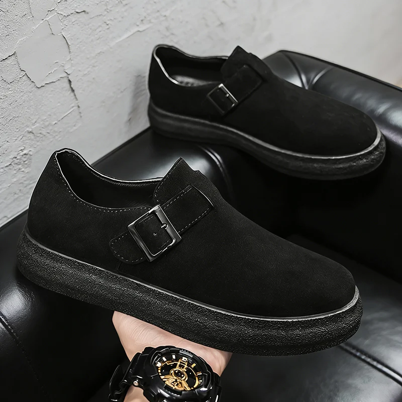 Men's Loafers 2026 Suede Leather Casual Shoe Retro Brown Men Fashion Comfort Slip-On Platform Shoes Men Zapatos De Hombre
Men's Loafers 2026 Suede Leather Casual Shoe Retro Brown Men Fashion Comfort Slip-On Platform Shoes Men Zapatos De Hombre