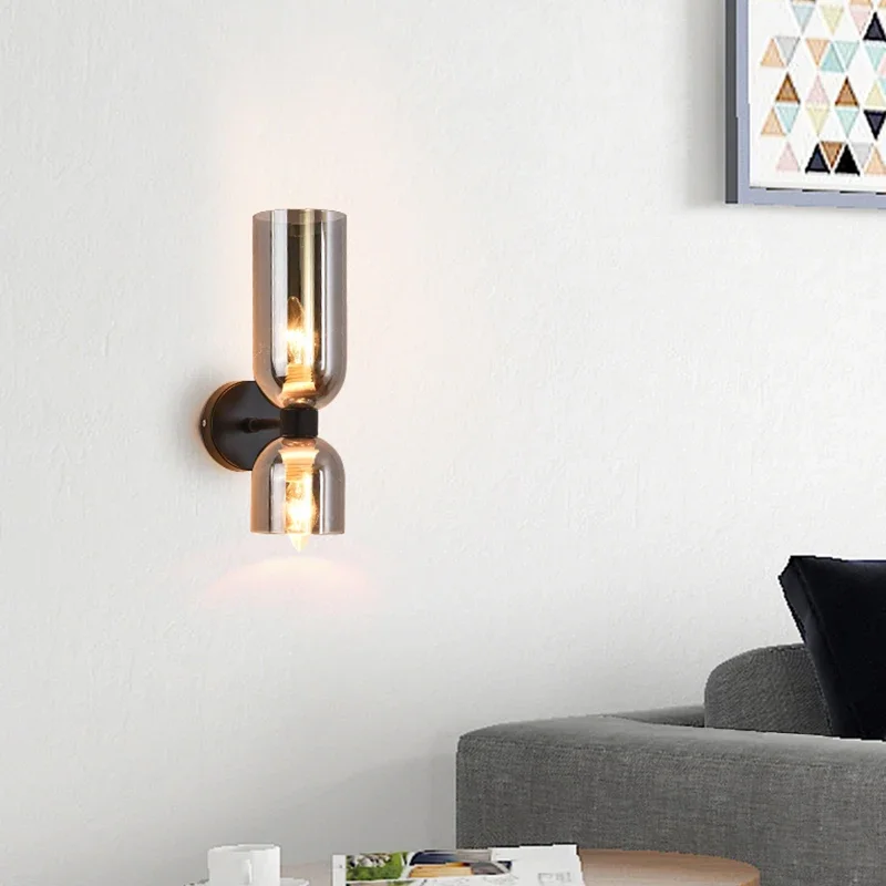 Postmodern Luxury Bedroom Bedside Wall Lamp Glass Shade Modern Minimalist Background Corridor Staircase Art Wall Lighting
Postmodern Luxury Bedroom Bedside Wall Lamp Glass Shade Modern Minimalist Background Corridor Staircase Art Wall Lighting