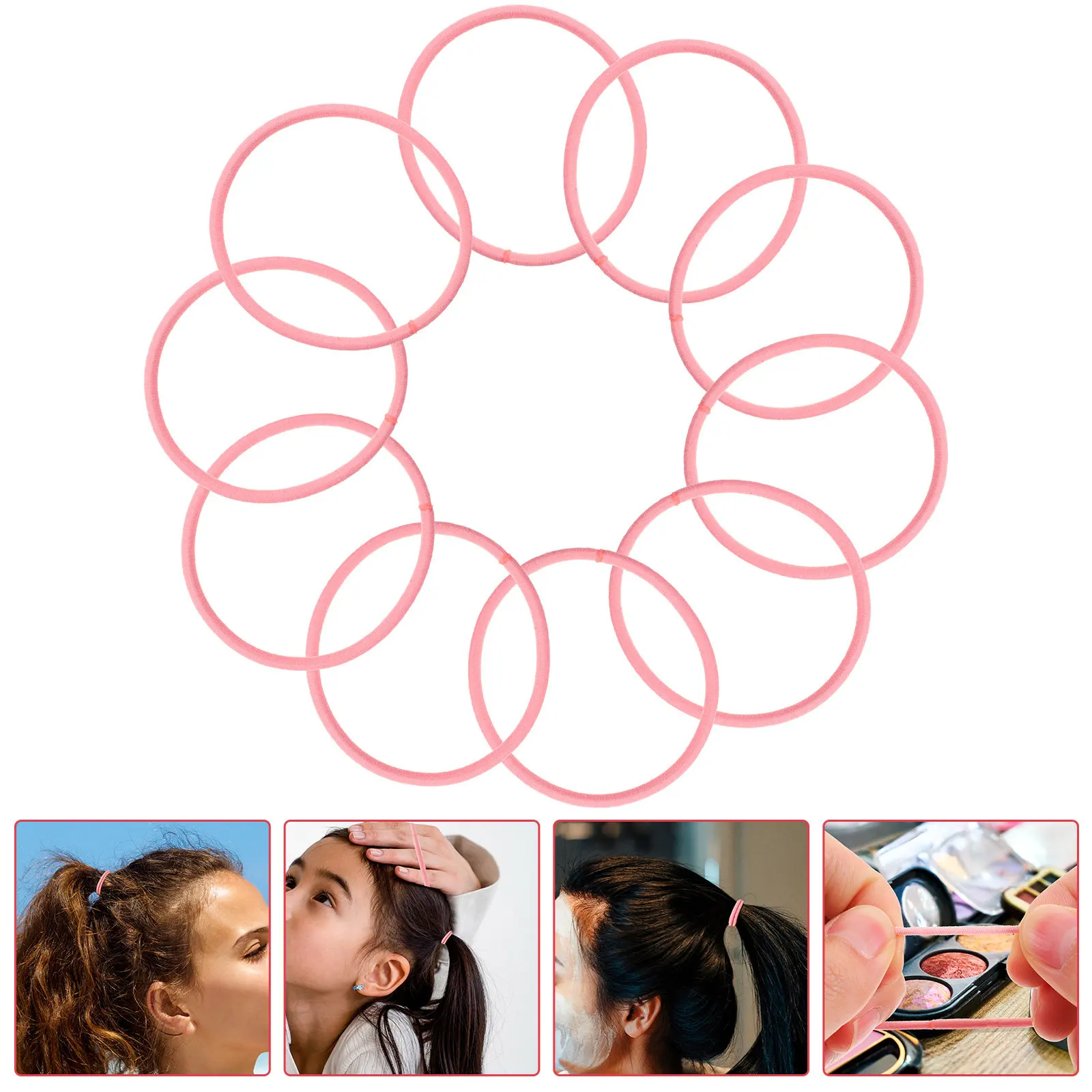 100Pcs Hair Elastics Thin Colored Rubber Bands Creative Hair Ties for Kids Women Everyday Use Party Accessories
100Pcs Hair Elastics Thin Colored Rubber Bands Creative Hair Ties for Kids Women Everyday Use Party Accessories