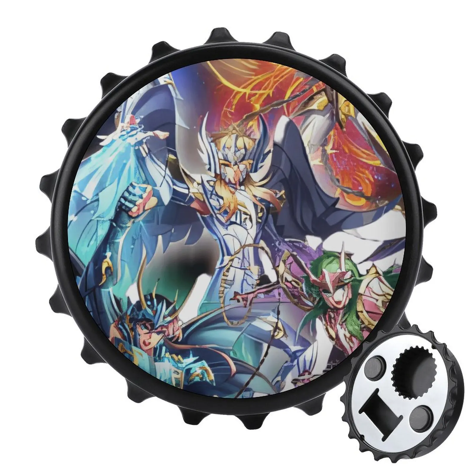 Refrigerator Magnet Bottle Opener Magnetic Attraction Alloy Material Saint Seiya Bronze Saint Goods Seiya Shun Shiryu Hyoga Ikki 
Refrigerator Magnet Bottle Opener Magnetic Attraction Alloy Material Saint Seiya Bronze Saint Goods Seiya Shun Shiryu Hyoga Ikki