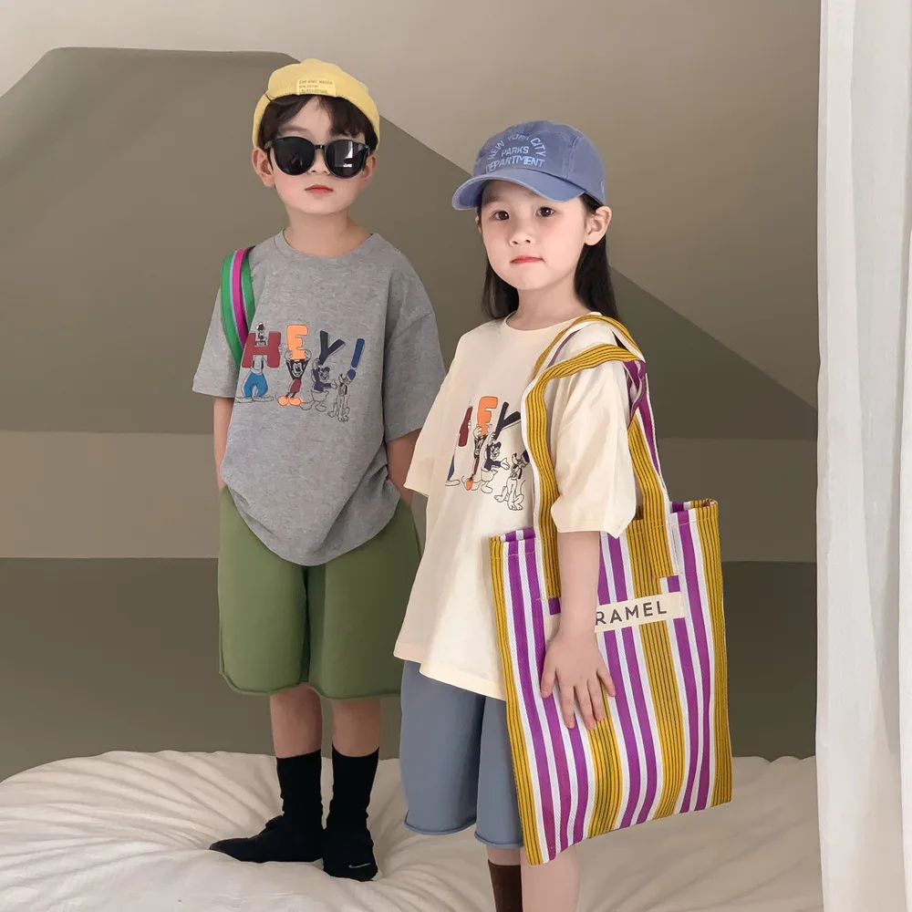 Children T-shirt Kids Clothes 2024 Summer Boys and Girls Loose Casual Cartoon Cute Korean Round Neck Short Sleeve Cotton Top
Children T-shirt Kids Clothes 2024 Summer Boys and Girls Loose Casual Cartoon Cute Korean Round Neck Short Sleeve Cotton Top