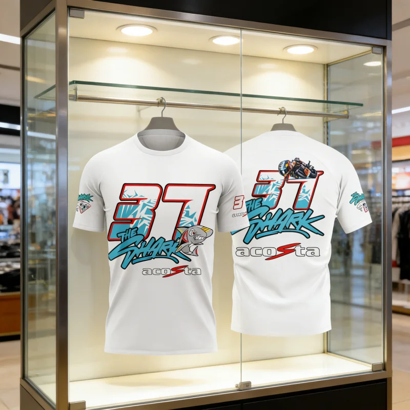 2026 Bestseller New Men's Pedro Acosta 37 Fan T-shirt Shark Motorcycle Rider Summer Breathable Quick Drying Shirt Beach Wear
2026 Bestseller New Men's Pedro Acosta 37 Fan T-shirt Shark Motorcycle Rider Summer Breathable Quick Drying Shirt Beach Wear