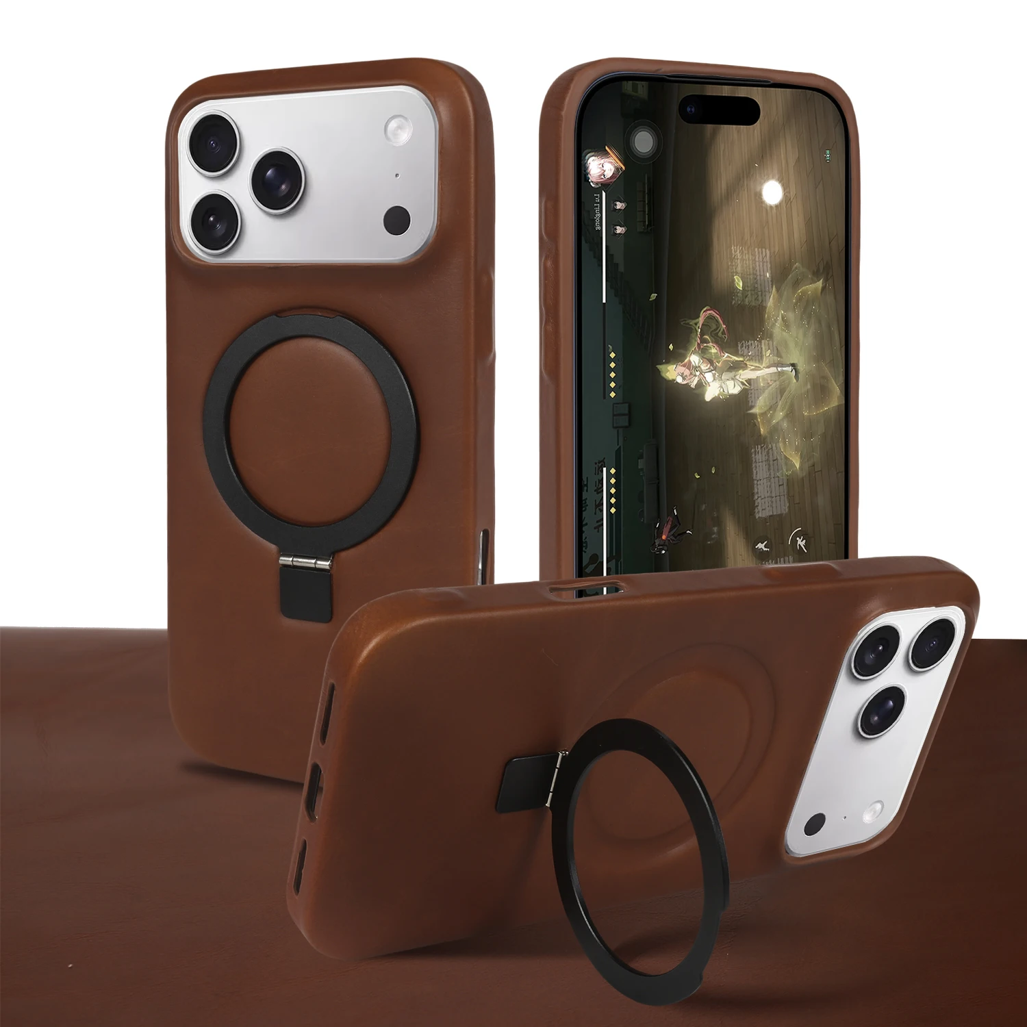 Foldable Magnetic Bracket Genuine Leather Case For iPhone 17 Pro Max 17e 16e Air 16 15 14 Plus 13 12 Mini 11 Pro Back Cover Case
Foldable Magnetic Bracket Genuine Leather Case For iPhone 17 Pro Max 17e 16e Air 16 15 14 Plus 13 12 Mini 11 Pro Back Cover Case