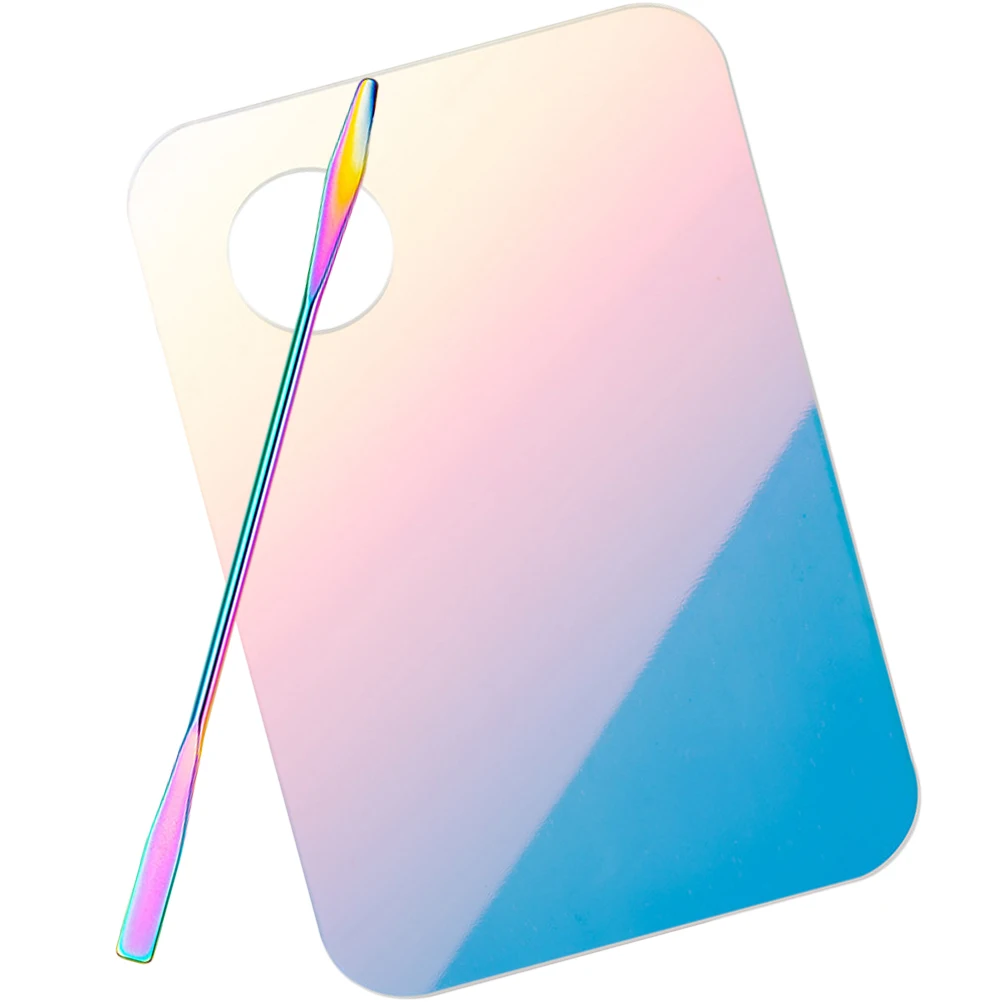 Palette Set Color Mixing Plates Spatula Painted Pigment Board Foundation Tool Trays Makeup Versatile Sturdy
Palette Set Color Mixing Plates Spatula Painted Pigment Board Foundation Tool Trays Makeup Versatile Sturdy