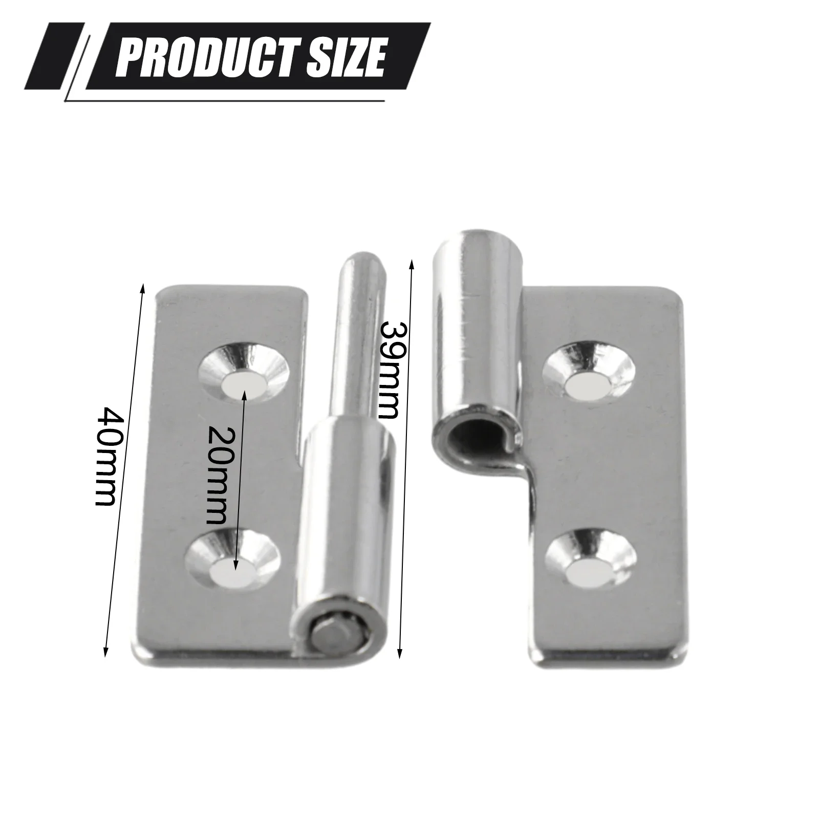 Door Tool Removable Hinge Silver Stainless Steel 40*30*1.5mm Detachable Door Detachable Hinge Practical High Quality
Door Tool Removable Hinge Silver Stainless Steel 40*30*1.5mm Detachable Door Detachable Hinge Practical High Quality