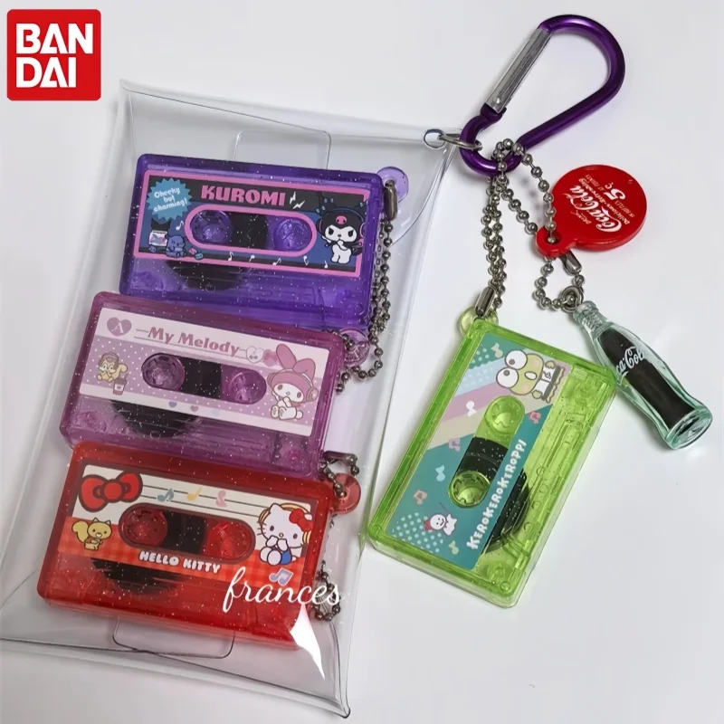 Bandai Sanrio Characters Cassette Tape Charms Glitter Transparent Keychain Hello Kitty Kuromi Cinnamoroll My Melody Holiday Gift
Bandai Sanrio Characters Cassette Tape Charms Glitter Transparent Keychain Hello Kitty Kuromi Cinnamoroll My Melody Holiday Gift