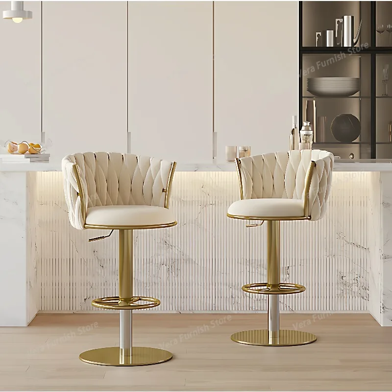 Adjustable Luxury Barstools Soft Relaxing Professional Barber Ergonomic Bar Stools Aesthetic Rocking Sillas Unique Furniture
Adjustable Luxury Barstools Soft Relaxing Professional Barber Ergonomic Bar Stools Aesthetic Rocking Sillas Unique Furniture