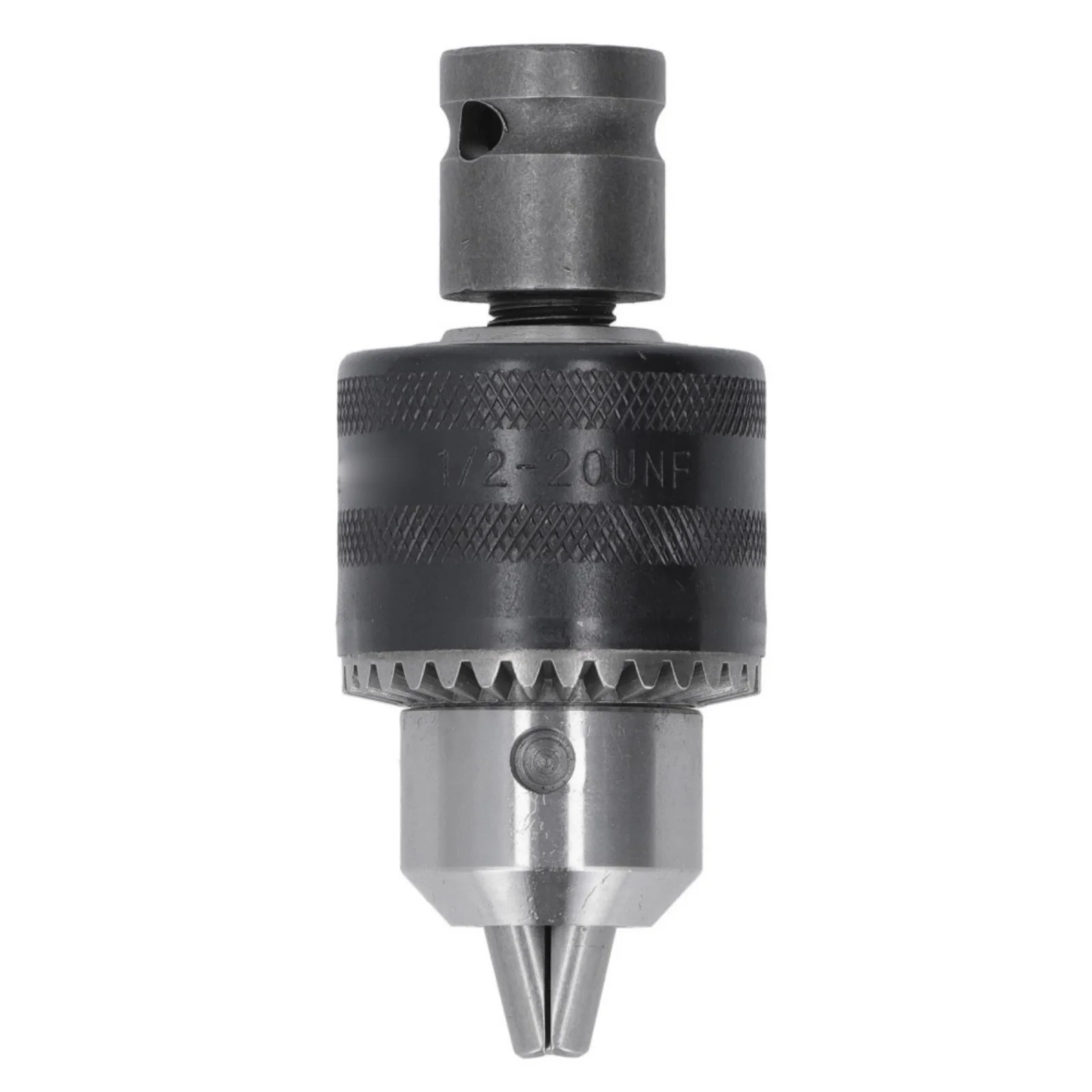 1/2 Inch Square Drive to 1/4 Inch Hex Shank Adapter with 1/2 20UNF Keyless Drill Chuck for Use with Corded and Cordless Drills
1/2 Inch Square Drive to 1/4 Inch Hex Shank Adapter with 1/2 20UNF Keyless Drill Chuck for Use with Corded and Cordless Drills
