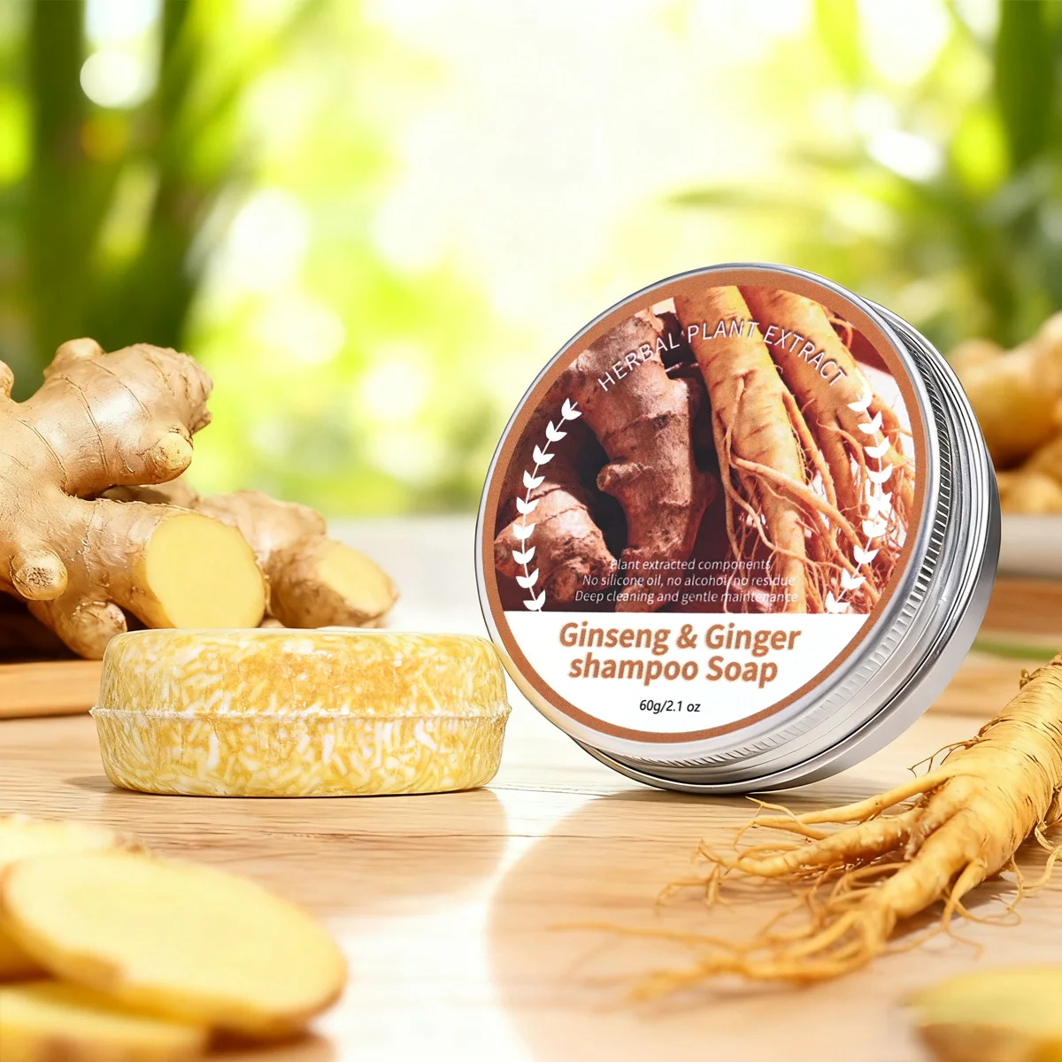 Ginseng Ginger Solid Hair Soap, Refreshing Oil Control Cleansing Bubble Handmade Soap, Organic Shampoo and Hair Care Soap
Ginseng Ginger Solid Hair Soap, Refreshing Oil Control Cleansing Bubble Handmade Soap, Organic Shampoo and Hair Care Soap