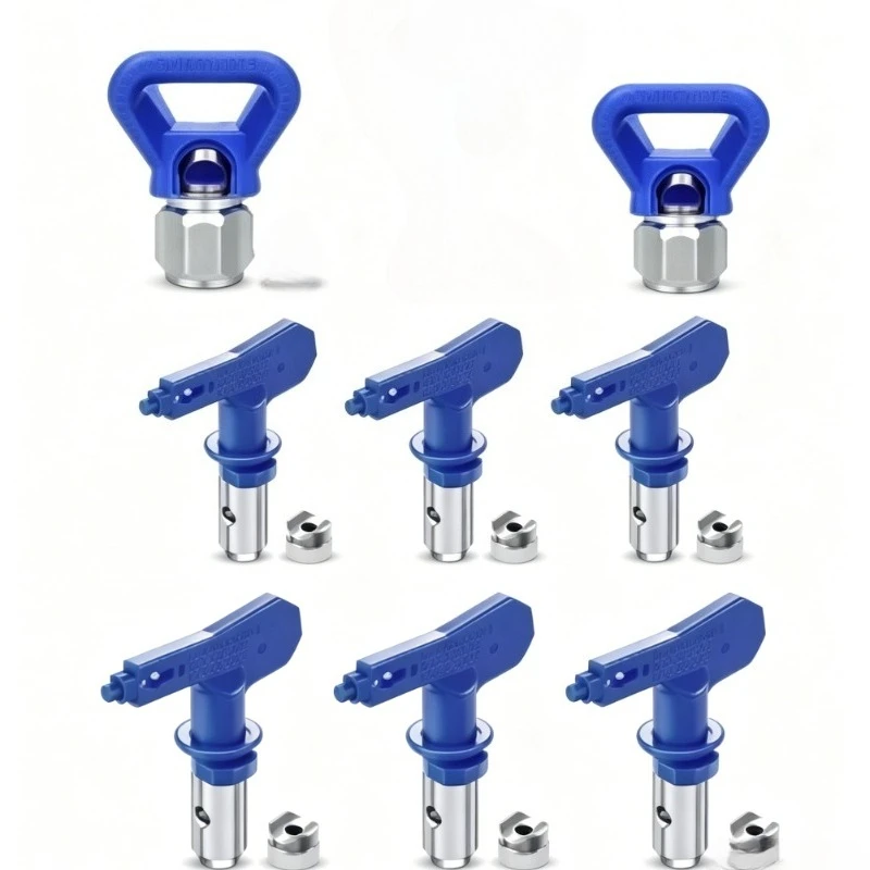 Blue Airless Paint Nozzles Set Reversible Spraying Machine Tips Airless Paint Sprayer Nozzle Kit Airless Sprayer SprayingMachine
Blue Airless Paint Nozzles Set Reversible Spraying Machine Tips Airless Paint Sprayer Nozzle Kit Airless Sprayer SprayingMachine