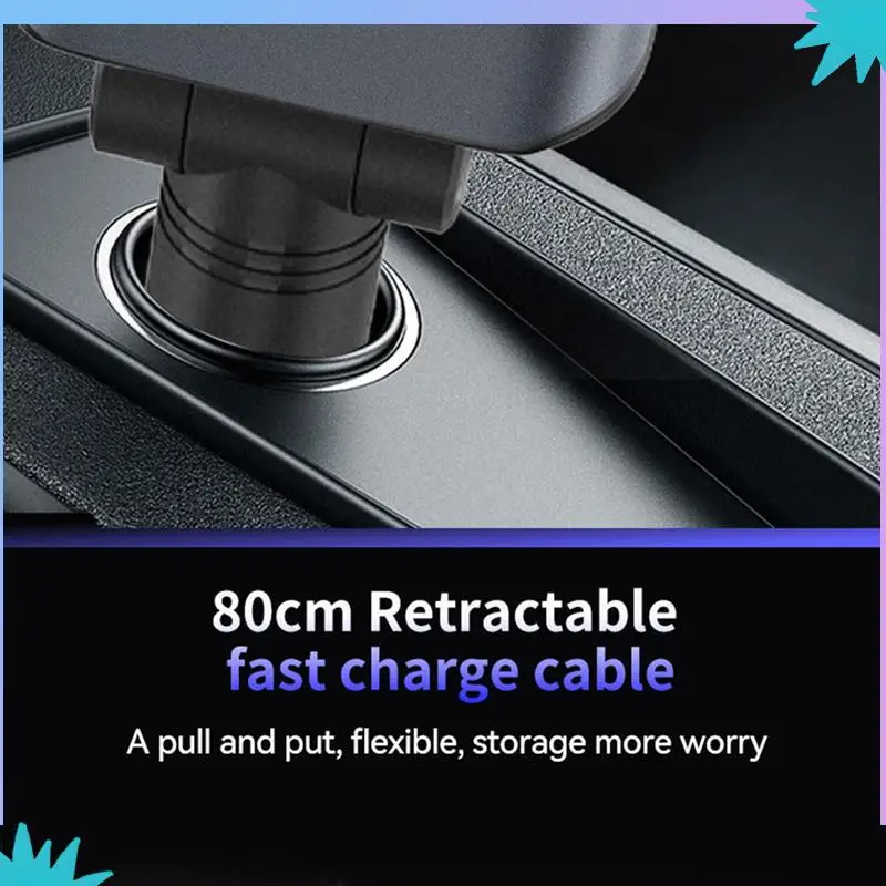ABZW USB-C Выдвижное автомобильное зарядное устройство 5-в-1 с ароматерапией и звездным светом — совместимое с молнией и Type-C
ABZW USB-C Выдвижное автомобильное зарядное устройство 5-в-1 с ароматерапией и звездным светом — совместимое с молнией и Type-C