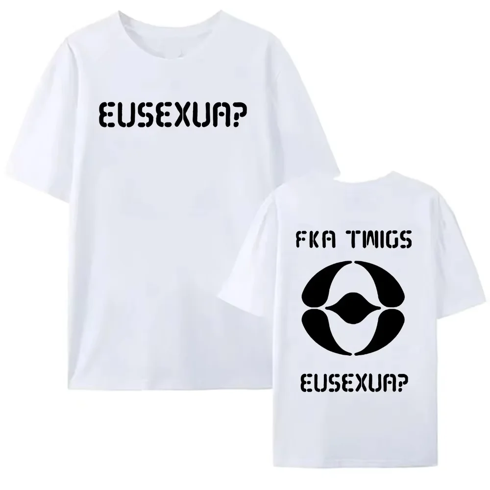 KA Twigs EUSEXUA T-shirts Short Sleeve Cotton Women/Men Casual Round Neck Harajuku Styles Soft High Quality Unisex Loose Tops
KA Twigs EUSEXUA T-shirts Short Sleeve Cotton Women/Men Casual Round Neck Harajuku Styles Soft High Quality Unisex Loose Tops