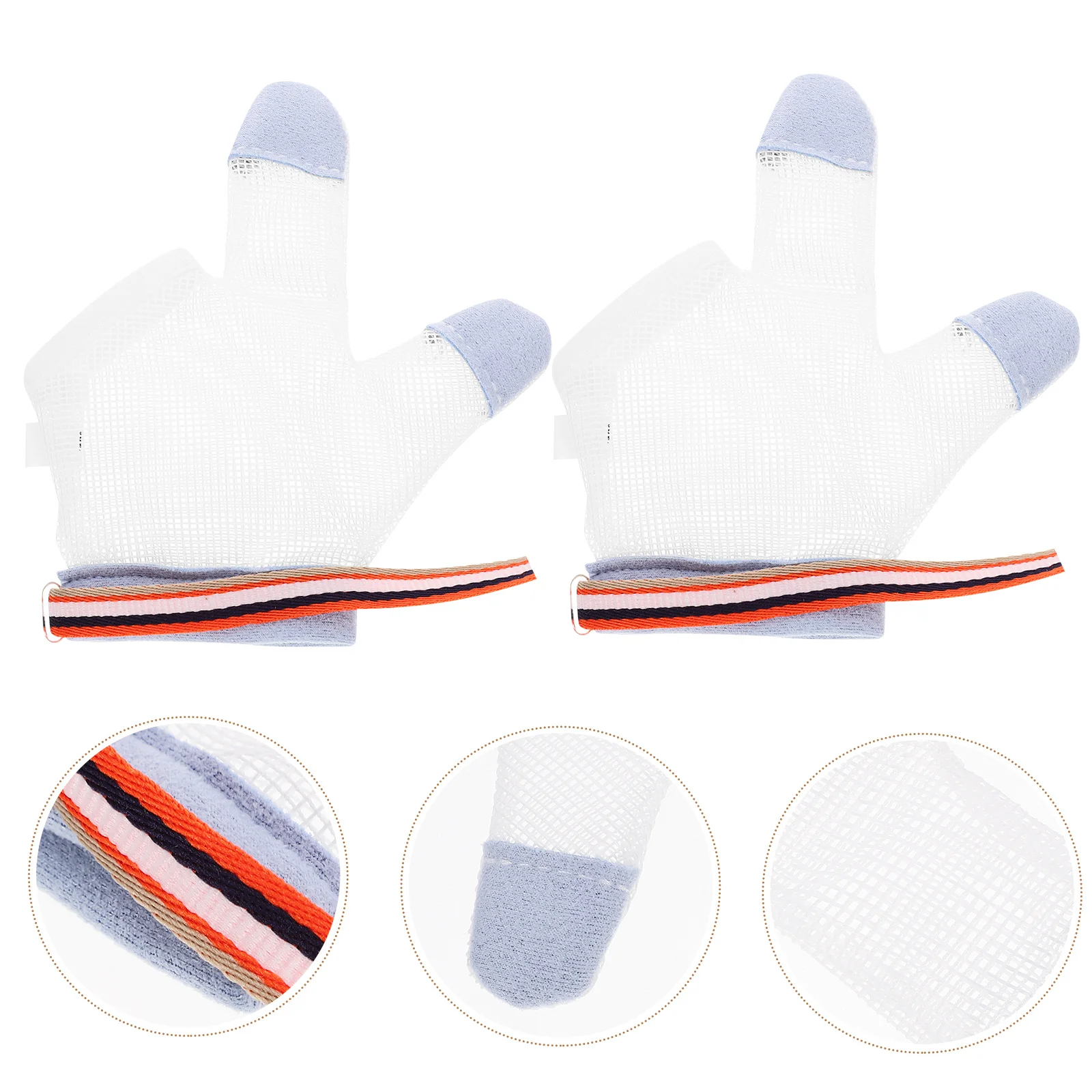 1 Pair Anti-Eating Hand Gloves For Baby Kids Soft Breathable Half-Finger Mittens Quick-Drying Nylon Yarn Adjustable Cuffs
1 Pair Anti-Eating Hand Gloves For Baby Kids Soft Breathable Half-Finger Mittens Quick-Drying Nylon Yarn Adjustable Cuffs