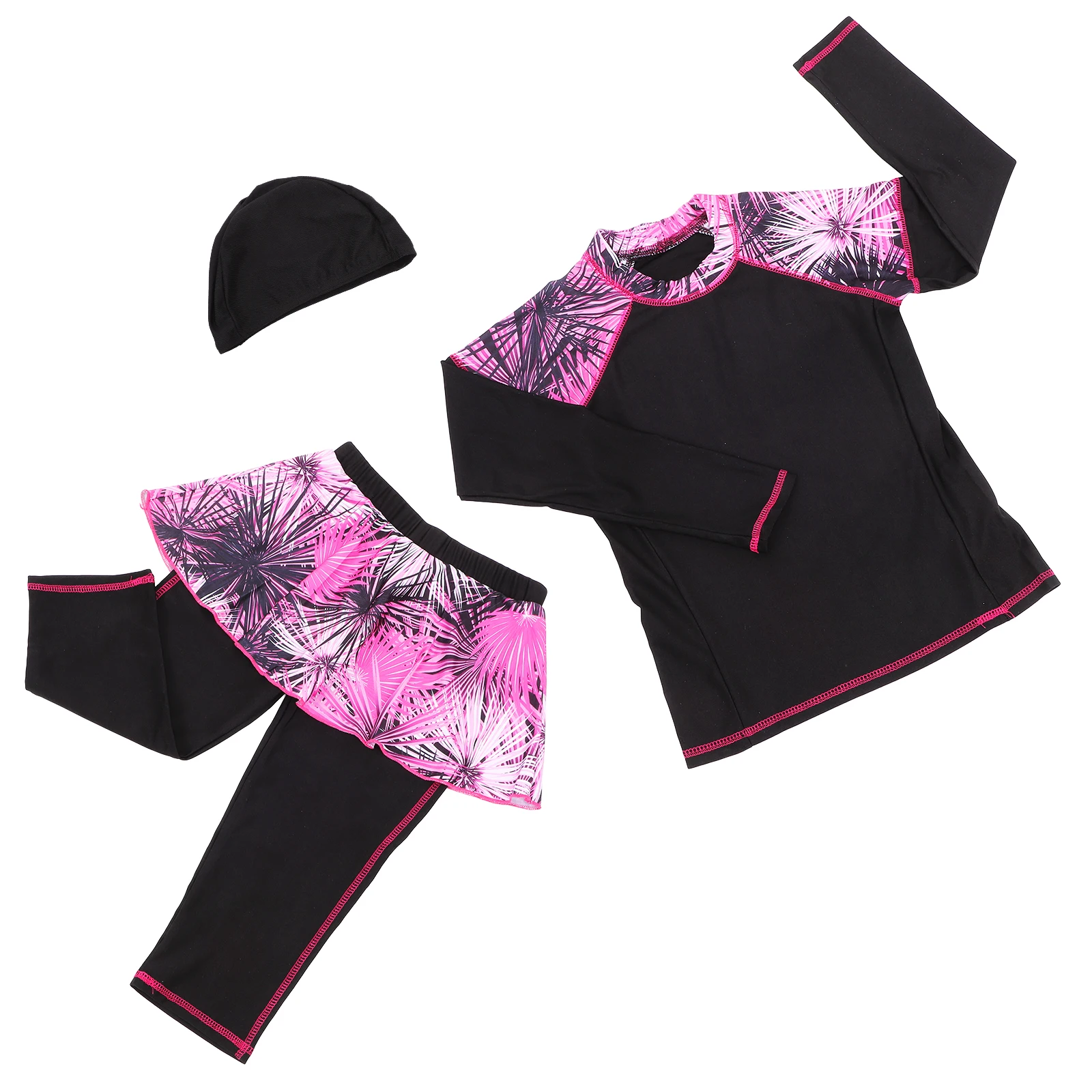 Girls Swimsuit Modest Swimwear Pants Kit Conservative Traditional Swimming Beachwear Long Sleeve Sun Protection Comfortable Fit
Girls Swimsuit Modest Swimwear Pants Kit Conservative Traditional Swimming Beachwear Long Sleeve Sun Protection Comfortable Fit