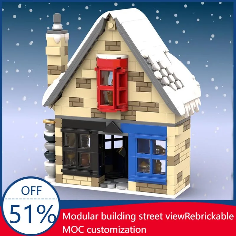 NEW 429PCS Magic Movie Harrying MOC Hogsmeade Store Model DIY Creative Ideas Child Assembly Toy Birthday Gift Brick Blocks
NEW 429PCS Magic Movie Harrying MOC Hogsmeade Store Model DIY Creative Ideas Child Assembly Toy Birthday Gift Brick Blocks