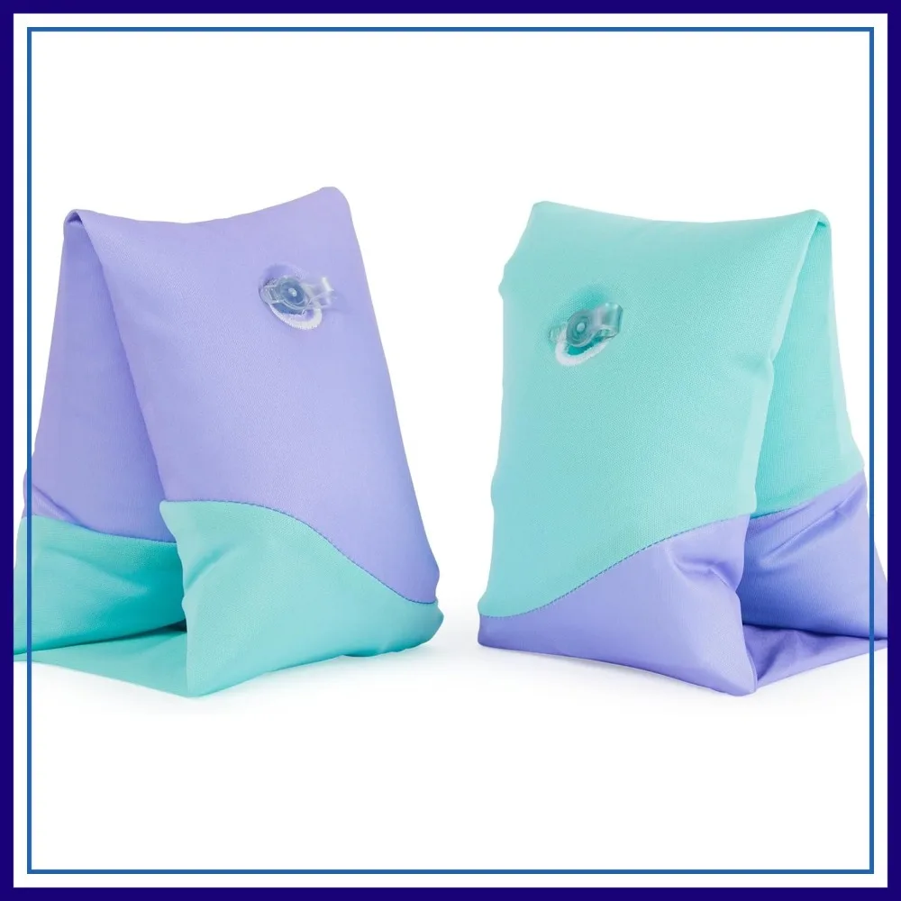 Soft Swimmies Toddler Floaties, Learn-to-Swim Inflatable Pool Floats & Arm Floaties, Swimming Pool Accessories for Ages 3-5, Purple
Soft Swimmies Toddler Floaties, Learn-to-Swim Inflatable Pool Floats & Arm Floaties, Swimming Pool Accessories for Ages 3-5, Purple