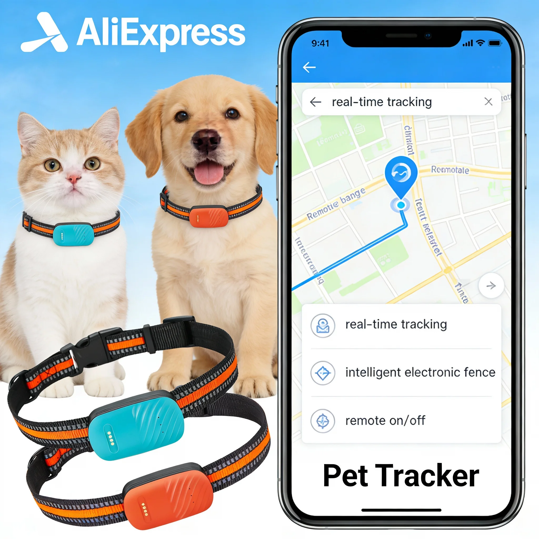 4G GPS Pet Tracker for Cats Dogs Sheep Real-Time Location, Waterproof Anti& LTE Support for Pet Tracking & Herding
4G GPS Pet Tracker for Cats Dogs Sheep Real-Time Location, Waterproof Anti& LTE Support for Pet Tracking & Herding