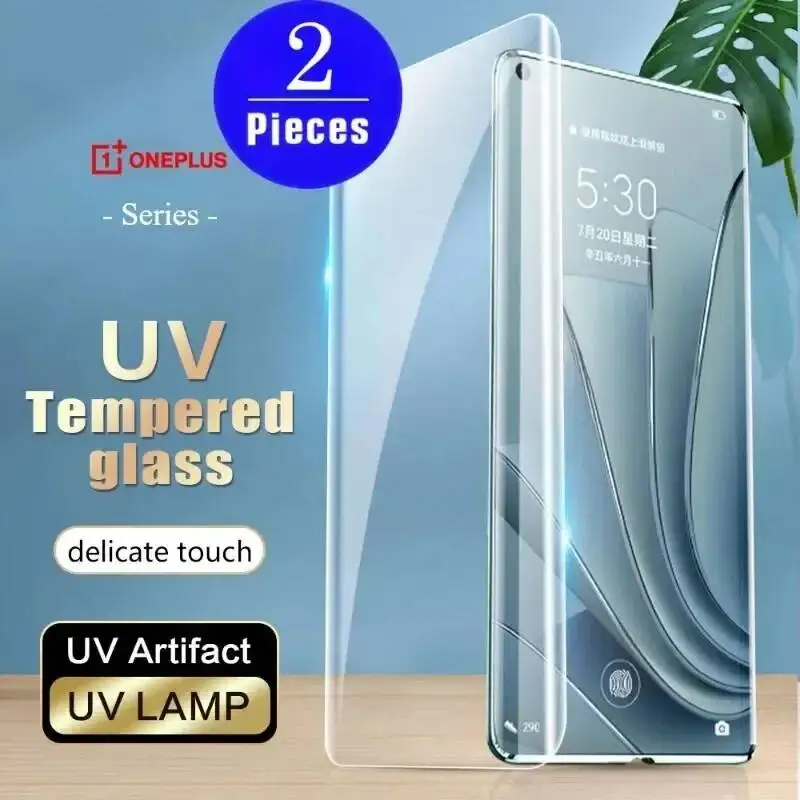2Pcs UV Tempered Oneplus12 11 10 Screen Protector Protective Phone Film For Oneplus 9 8 7 7T Pro Full Cover Glass
2Pcs UV Tempered Oneplus12 11 10 Screen Protector Protective Phone Film For Oneplus 9 8 7 7T Pro Full Cover Glass