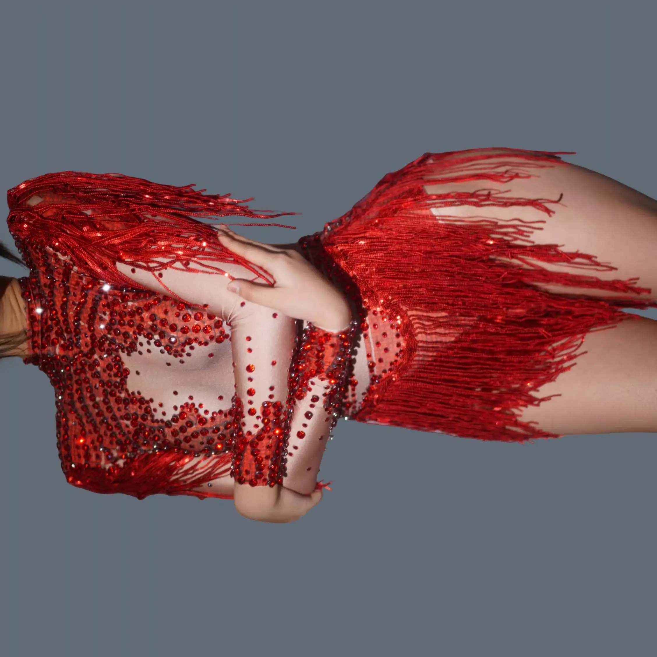 Sparkly Crystals Sequins Tassel Women Bodysuit Nightclub Stage Performance Costume Carnival Party Hottie Sexy Bodysuit Xinniang
Sparkly Crystals Sequins Tassel Women Bodysuit Nightclub Stage Performance Costume Carnival Party Hottie Sexy Bodysuit Xinniang