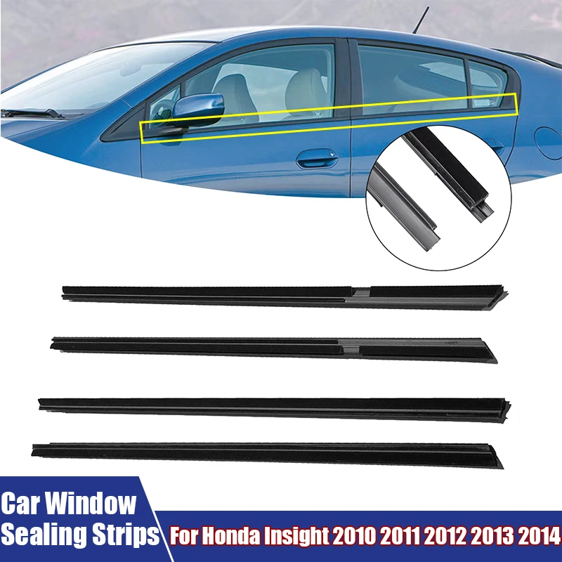 4Pcs/Set Outside Window Glass Sealing Strips Rubber Pressure Strips Car Accessories For Honda Insight 2010 2011 2012 2013 2014
4Pcs/Set Outside Window Glass Sealing Strips Rubber Pressure Strips Car Accessories For Honda Insight 2010 2011 2012 2013 2014