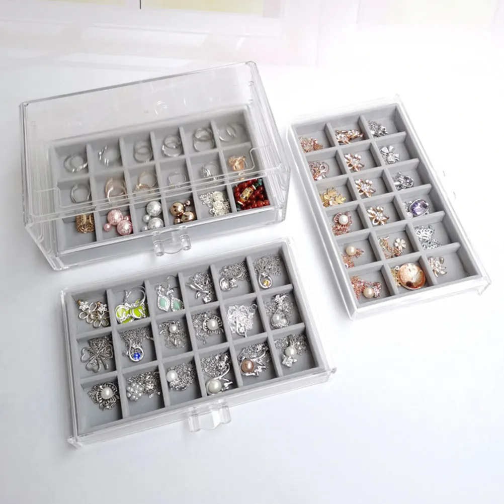 Acrylic Jewelry Box Lint Multi-Layer Organizer Storage Container Necklaces Rings Earrings Bracelets Desktop Holder Women
Acrylic Jewelry Box Lint Multi-Layer Organizer Storage Container Necklaces Rings Earrings Bracelets Desktop Holder Women