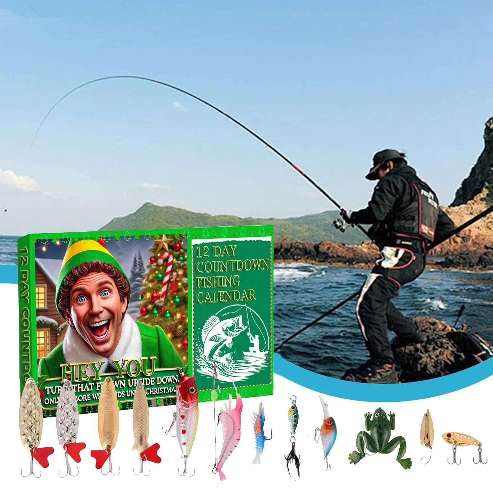 Fishing Tackle Advent Calendar Crankbaits Fishing Lures Gifts Box 24Day Christmas Countdown Calendar Fish Bait for Fishing Love
Fishing Tackle Advent Calendar Crankbaits Fishing Lures Gifts Box 24Day Christmas Countdown Calendar Fish Bait for Fishing Love