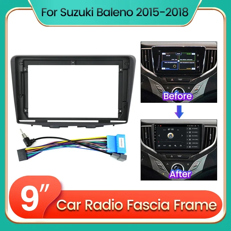 9-дюймовый автомобильный радиоприемник для SUZUKI Baleno 2015-2018 GPS MP5 стерео приборная панель крышка Android 2 Din головное устройство плеер панель рамка
9-дюймовый автомобильный радиоприемник для SUZUKI Baleno 2015-2018 GPS MP5 стерео приборная панель крышка Android 2 Din головное устройство плеер панель рамка