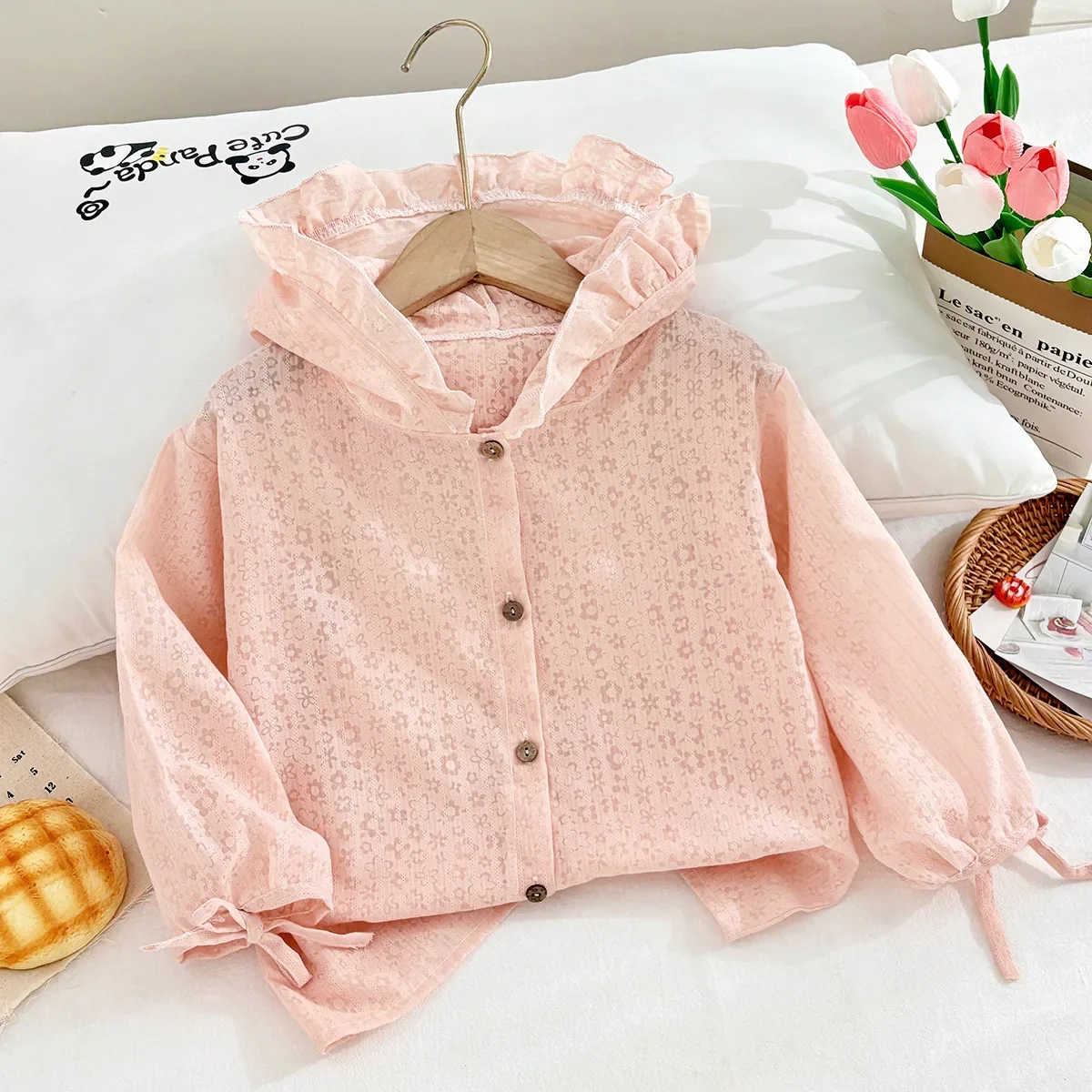 Girls Summer Thin Sun-protective Jacket Baby Breathable Hooded Cute Lace Floral Lightweight Coat Jackets Toddler Casual Clothing
Girls Summer Thin Sun-protective Jacket Baby Breathable Hooded Cute Lace Floral Lightweight Coat Jackets Toddler Casual Clothing