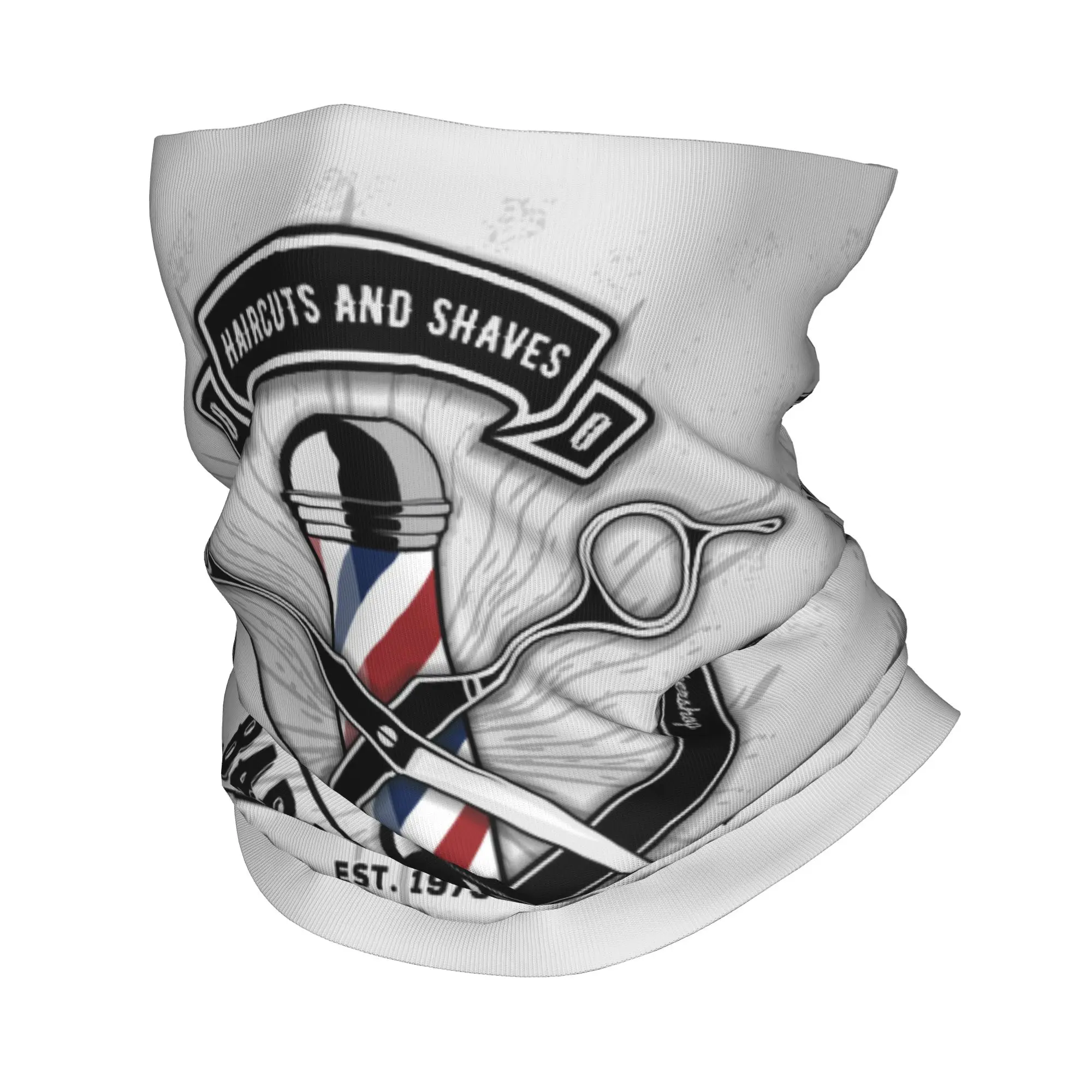 Custom Barber Shop Bandana Winter Neck Warmer Men Windproof Wrap Face Scarf for Hiking Hairdresser Hairstylist Gift Gaiter
Custom Barber Shop Bandana Winter Neck Warmer Men Windproof Wrap Face Scarf for Hiking Hairdresser Hairstylist Gift Gaiter