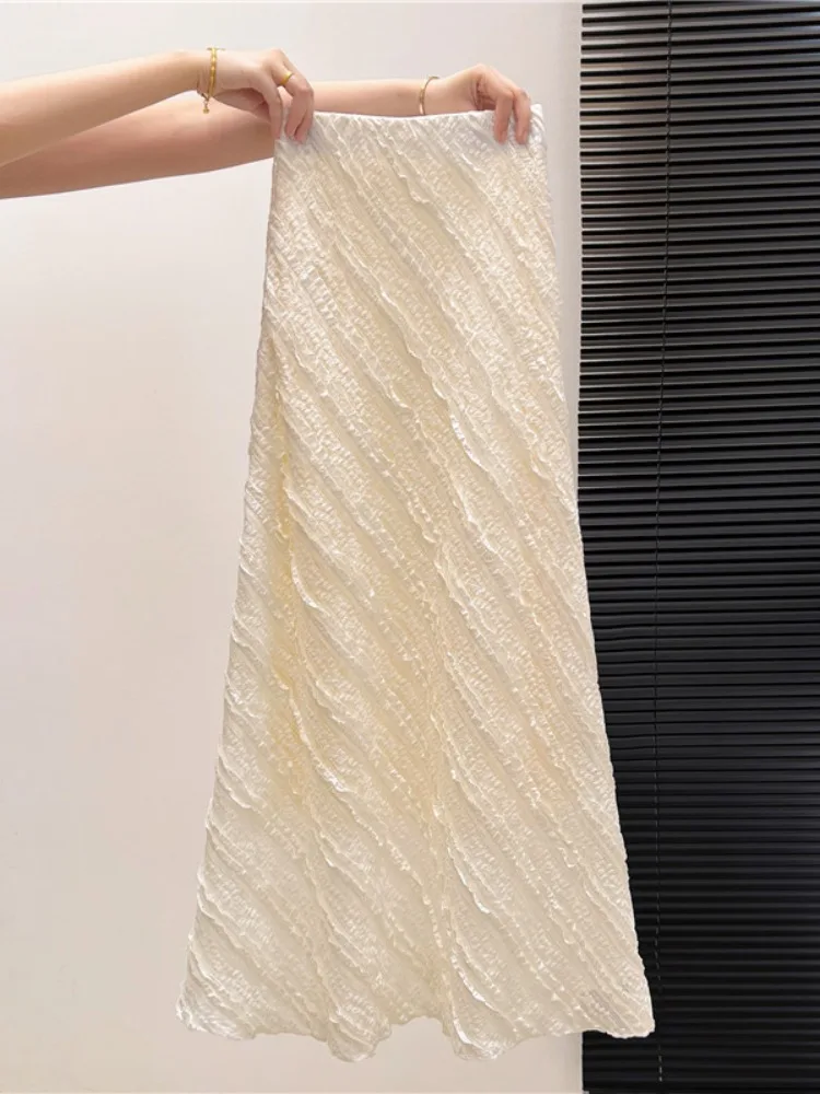 High Waist A-Line Fish Tail Half Skirt Women's Lace Trim Summer Design Sense Unique Personality Korean Style Commute Skirt
High Waist A-Line Fish Tail Half Skirt Women's Lace Trim Summer Design Sense Unique Personality Korean Style Commute Skirt