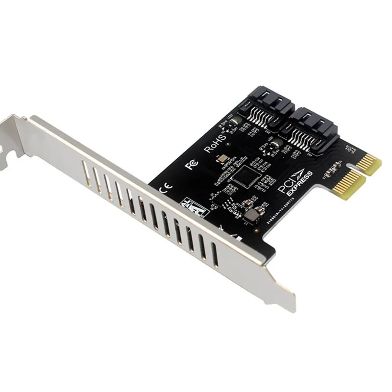 PCIe X1 to 2 Ports SATA 3.1 6Gbps SSD Adapter Card - PCI Express Add-On Controller Expansion Card Supports X4 X8 X16
PCIe X1 to 2 Ports SATA 3.1 6Gbps SSD Adapter Card - PCI Express Add-On Controller Expansion Card Supports X4 X8 X16