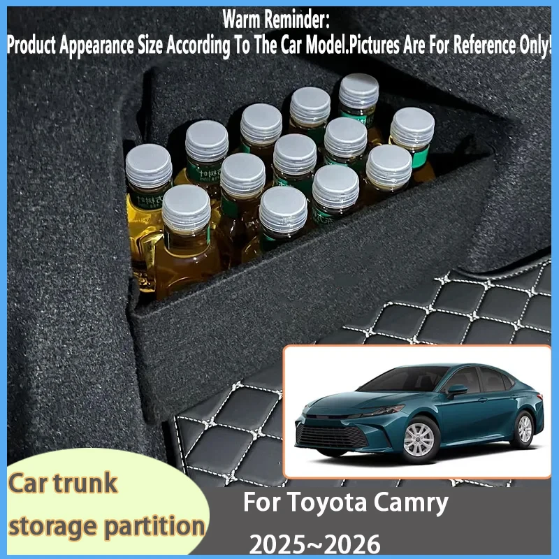 For Toyota Camry 2025~2026 XV80 Car Organizer Thickening Trunk Side Partition Trunk Interior Storage Box Parts
For Toyota Camry 2025~2026 XV80 Car Organizer Thickening Trunk Side Partition Trunk Interior Storage Box Parts